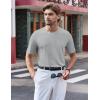 imageTACVASEN Mens Pocket TShirts UPF 50 Short Sleeve Tshirts Mositure Wicking Lightweight Casual Shirt Summer Cooling TeeLight Grey