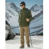 imageTACVASEN Mens Polar Fleece Jacket Full Zip Lightweight Tactical Jacket with Pockets Winter Coats Warm Casual Hiking OutdoorArmy Green