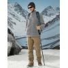 imageTACVASEN Mens Polar Fleece Jacket Full Zip Lightweight Tactical Jacket with Pockets Winter Coats Warm Casual Hiking OutdoorLight Grey