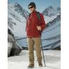 imageTACVASEN Mens Polar Fleece Jacket Full Zip Lightweight Tactical Jacket with Pockets Winter Coats Warm Casual Hiking OutdoorOrange Red