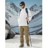 imageTACVASEN Mens Polar Fleece Jacket Full Zip Lightweight Tactical Jacket with Pockets Winter Coats Warm Casual Hiking OutdoorWhite