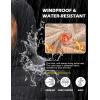 imageTACVASEN Mens Puffer Jacket Hooded Sherpa Lined Water Resistant Windproof Insulated Jacket Warm Winter Puffy CoatBlack