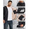 imageTACVASEN Mens Puffer Jacket Hooded Sherpa Lined Water Resistant Windproof Insulated Jacket Warm Winter Puffy CoatBlack