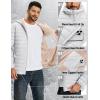 imageTACVASEN Mens Puffer Jacket Hooded Sherpa Lined Water Resistant Windproof Insulated Jacket Warm Winter Puffy CoatWhite