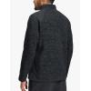 imageTACVASEN Mens Quarter Zip Pullover Long Sleeve Thermal Fleece Sweater Lightweight Casual Golf Sweatshirt with Zipper PocketBlack