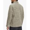 imageTACVASEN Mens Quarter Zip Pullover Long Sleeve Thermal Fleece Sweater Lightweight Casual Golf Sweatshirt with Zipper PocketLight Yellow