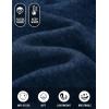 imageTACVASEN Mens Quarter Zip Pullover Long Sleeve Thermal Fleece Sweater Lightweight Casual Golf Sweatshirt with Zipper PocketNavy