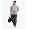 imageTACVASEN Mens Quarter Zip Pullover Long Sleeve Thermal Fleece Sweater Lightweight Casual Golf Sweatshirt with Zipper PocketWhite