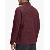 imageTACVASEN Mens Quarter Zip Pullover Long Sleeve Thermal Fleece Sweater Lightweight Casual Golf Sweatshirt with Zipper PocketWine Red