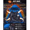 imageTACVASEN Mens Ski Snowboard Jacket Warm Winter Windproof Hiking Fishing Travel Fleece Lined Jacket Hooded with PocketsBlue