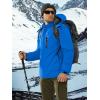 imageTACVASEN Mens Ski Snowboard Jacket Warm Winter Windproof Hiking Fishing Travel Fleece Lined Jacket Hooded with PocketsBlue