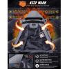 imageTACVASEN Mens Ski Snowboard Jacket Warm Winter Windproof Hiking Fishing Travel Fleece Lined Jacket Hooded with PocketsLight Grey