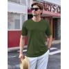 imageTACVASEN Mens TShirts Short Sleeve UPF50 Mositure Wicking Shirts Lightweight Cooling Crew Neck TshirtArmy Green
