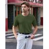 imageTACVASEN Mens TShirts Short Sleeve UPF50 Mositure Wicking Shirts Lightweight Cooling Crew Neck TshirtArmy Green