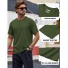 imageTACVASEN Mens TShirts Short Sleeve UPF50 Mositure Wicking Shirts Lightweight Cooling Crew Neck TshirtArmy Green
