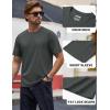 imageTACVASEN Mens TShirts Short Sleeve UPF50 Mositure Wicking Shirts Lightweight Cooling Crew Neck TshirtDark Grey