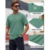 imageTACVASEN Mens TShirts Short Sleeve UPF50 Mositure Wicking Shirts Lightweight Cooling Crew Neck TshirtGraygreen