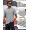 imageTACVASEN Mens TShirts Short Sleeve UPF50 Mositure Wicking Shirts Lightweight Cooling Crew Neck TshirtLight Grey