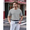 imageTACVASEN Mens TShirts Short Sleeve UPF50 Mositure Wicking Shirts Lightweight Cooling Crew Neck TshirtLight Grey