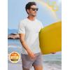 imageTACVASEN Mens TShirts Short Sleeve UPF50 Mositure Wicking Shirts Lightweight Cooling Crew Neck TshirtWhite