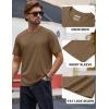 imageTACVASEN Mens TShirts Short Sleeve UPF50 Mositure Wicking Shirts Lightweight Cooling Crew Neck TshirtWolfbrown