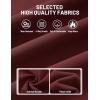 imageTACVASEN Mens Windproof Lightweight Vest Waterproof with Pockets Softshell Sleeveless Fleece Jacket for Hiking GolfWine Red