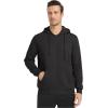 imageTACVASEN Mens Zip Up Hoodie Fleece Lined Hoodie Jacket Men Full Zip Sweatshirts Outdoor Thermal Athletic HoodiesBlack