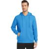 imageTACVASEN Mens Zip Up Hoodie Fleece Lined Hoodie Jacket Men Full Zip Sweatshirts Outdoor Thermal Athletic HoodiesIce Blue