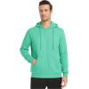 imageTACVASEN Mens Zip Up Hoodie Fleece Lined Hoodie Jacket Men Full Zip Sweatshirts Outdoor Thermal Athletic HoodiesMint Green