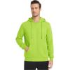 imageTACVASEN Mens Zip Up Hoodie Fleece Lined Hoodie Jacket Men Full Zip Sweatshirts Outdoor Thermal Athletic HoodiesYellow Green
