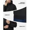 imageTACVASEN Mens Zip Up Sherpa Lined Hoodies Thick Fleece Heavyweight Jacket Windproof Thermal Zipper Sweatshirt01 Black