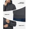 imageTACVASEN Mens Zip Up Sherpa Lined Hoodies Thick Fleece Heavyweight Jacket Windproof Thermal Zipper Sweatshirt02 Dark Grey