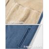 imageTACVASEN Mens Zip Up Sherpa Lined Hoodies Thick Fleece Heavyweight Jacket Windproof Thermal Zipper Sweatshirt06 Grey Blue