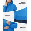 imageTACVASEN Mens Zip Up Sherpa Lined Hoodies Thick Fleece Heavyweight Jacket Windproof Thermal Zipper Sweatshirt09 Azure