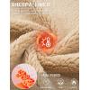 imageTACVASEN Mens Zip Up Sherpa Lined Hoodies Thick Fleece Heavyweight Jacket Windproof Thermal Zipper Sweatshirt10 Orange Red