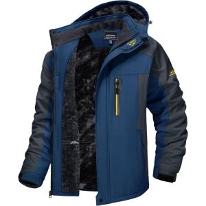 imageTACVASEN Winter Mens Snow Jacket Men Ski Coats Snowboard WaterproofNavy