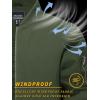 imageTACVASEN Mens Bomber Jackets Thermal Quilted Jacket Water Resistant Warm Winter Coats with 4PocketsArmy Green