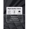 imageTACVASEN Mens Bomber Jackets Thermal Quilted Jacket Water Resistant Warm Winter Coats with 4PocketsBlack