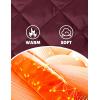 imageTACVASEN Mens Bomber Jackets Thermal Quilted Jacket Water Resistant Warm Winter Coats with 4PocketsBurgundy