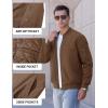 imageTACVASEN Mens Bomber Jackets Thermal Quilted Jacket Water Resistant Warm Winter Coats with 4PocketsCoffee