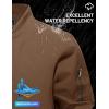 imageTACVASEN Mens Bomber Jackets Thermal Quilted Jacket Water Resistant Warm Winter Coats with 4PocketsCoffee