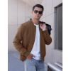 imageTACVASEN Mens Bomber Jackets Thermal Quilted Jacket Water Resistant Warm Winter Coats with 4PocketsCoffee