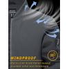 imageTACVASEN Mens Bomber Jackets Thermal Quilted Jacket Water Resistant Warm Winter Coats with 4PocketsDark Grey