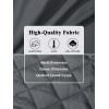 imageTACVASEN Mens Bomber Jackets Thermal Quilted Jacket Water Resistant Warm Winter Coats with 4PocketsDark Grey