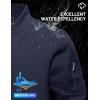 imageTACVASEN Mens Bomber Jackets Thermal Quilted Jacket Water Resistant Warm Winter Coats with 4PocketsNavy Blue