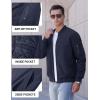 imageTACVASEN Mens Bomber Jackets Thermal Quilted Jacket Water Resistant Warm Winter Coats with 4PocketsNavy Blue