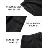 imageTACVASEN Mens Cargo Short 6 Pockets Comfortable Twill Cotton Elastic Waist Causal Work ShortsBlack