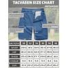 imageTACVASEN Mens Cargo Short 6 Pockets Comfortable Twill Cotton Elastic Waist Causal Work ShortsBluegrey