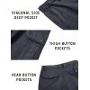 imageTACVASEN Mens Cargo Short 6 Pockets Comfortable Twill Cotton Elastic Waist Causal Work ShortsGrey