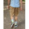 imageTACVASEN Mens Cargo Short 6 Pockets Comfortable Twill Cotton Elastic Waist Causal Work ShortsKhaki